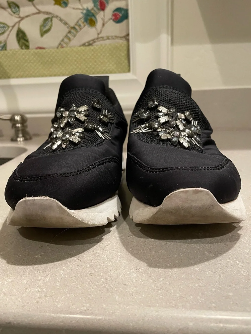 Tory Burch Rosas Embellished Sneakers | Black